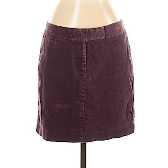 J. Crew Dresses & Skirts - J. Crew 4 purple corduroy pocket mini Skirt